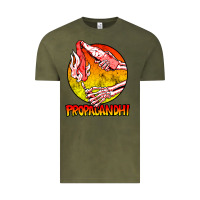 Vintage Olive Propagandhi Merch Essential Vintage Tee - InspiraDesign