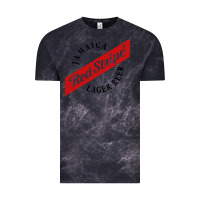 Cloud Black jamaica red stripe lager beer Vintage Tee - InspiraDesign