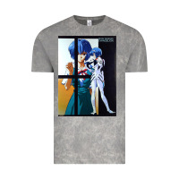 Cloud Rock Neon Genesis Evangelion Rei Ayanami Vintage Tee - InspiraDesign