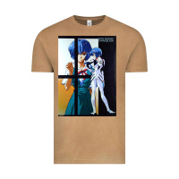 Vintage Camel Neon Genesis Evangelion Rei Ayanami Vintage Tee - InspiraDesign