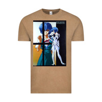 Vintage Coffee Neon Genesis Evangelion Rei Ayanami Vintage Tee - InspiraDesign