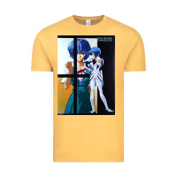 Vintage Mustard Neon Genesis Evangelion Rei Ayanami Vintage Tee - InspiraDesign
