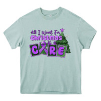 Arona all i want for christmas is a cure pancreatic canc Heavy Core Tee - MaliasSmallBusiness