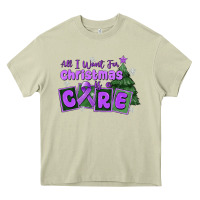 Mossy all i want for christmas is a cure pancreatic canc Heavy Core Tee - MaliasSmallBusiness
