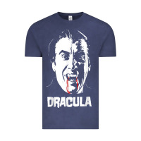 Vintage Denim dracula vampire classic horror flick white t shirt Vintage Tee - InspiraDesign