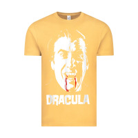 Vintage Mustard dracula vampire classic horror flick white t shirt Vintage Tee - InspiraDesign