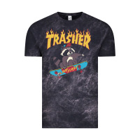 Cloud Black trasher Vintage Tee - InspiraDesign
