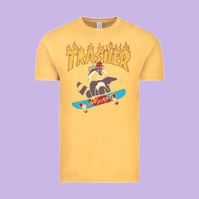 Trasher Vintage Tee Designed By Inspiradesign