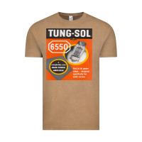 Vintage Coffee TungSol 6550 Vintage Tee - InspiraDesign