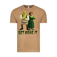 Vintage Camel Shrek Fiona & Shrek Get Ogre It Text Poster Vintage Tee - InspiraDesign