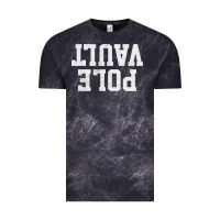 Cloud Black pole vault t shirt upside down funny pole vault jumper shirt Vintage Tee - InspiraDesign