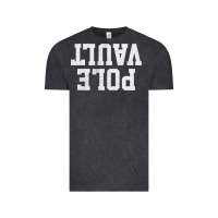 Vintage Black pole vault t shirt upside down funny pole vault jumper shirt Vintage Tee - InspiraDesign