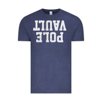 Vintage Denim pole vault t shirt upside down funny pole vault jumper shirt Vintage Tee - InspiraDesign