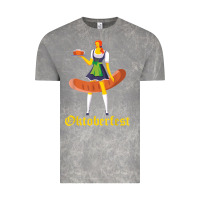 Cloud Rock barmaid oktoberfest funny german woman dirndl bratwurst t shirt Vintage Tee - InspiraDesign