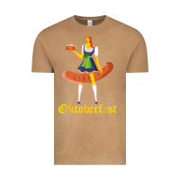 Vintage Camel barmaid oktoberfest funny german woman dirndl bratwurst t shirt Vintage Tee - InspiraDesign