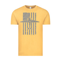 C-47 Skytrain Wwii Transport Airplane Vintage Flag Vintage Tee | Teevron