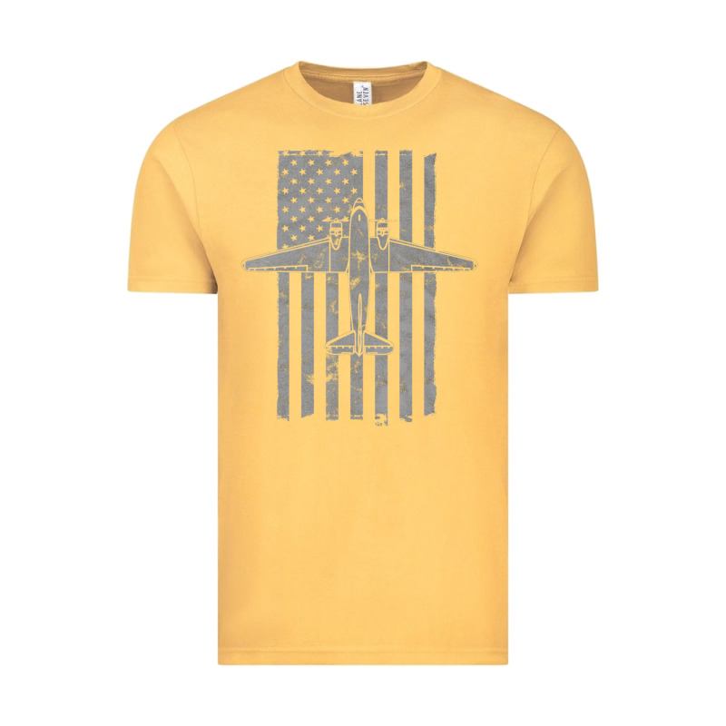 C-47 Skytrain Wwii Transport Airplane Vintage Flag Vintage Tee by InspiraDesign | Teevron