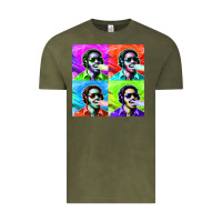 Vintage Olive STEVIE WONDER! Vintage Tee - InspiraDesign