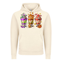 Vintage Artic Hallothanksmas coffee cups Vintage Hoodie - NancyCooperArtShop
