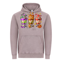 Vintage Zinc Hallothanksmas coffee cups Vintage Hoodie - NancyCooperArtShop