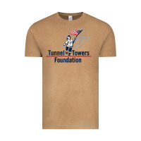 Vintage Camel Tunnel To Towers F-oundation American Flag USA Flag Vintage Tee - InspiraDesign
