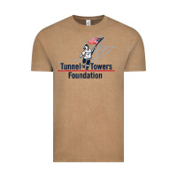 Vintage Coffee Tunnel To Towers F-oundation American Flag USA Flag Vintage Tee - InspiraDesign