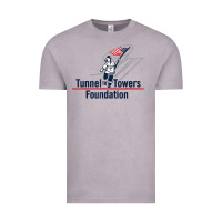 Vintage Zinc Tunnel To Towers F-oundation American Flag USA Flag Vintage Tee - InspiraDesign