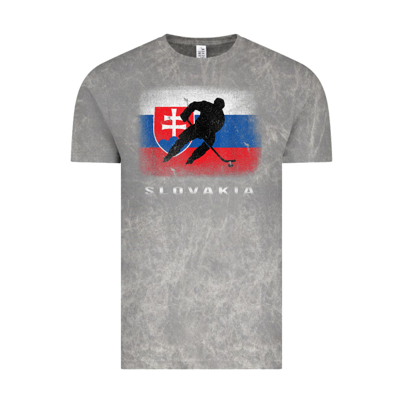 Slovakia Ice Hockey Slovak Flag Vintage Tee by InspiraDesign | Teevron