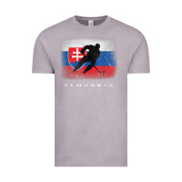 Vintage Zinc Slovakia Ice Hockey Slovak Flag Vintage Tee - InspiraDesign