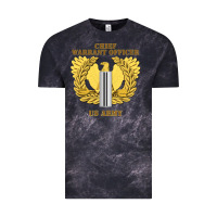 Cloud Black Emblem warrant officer cw5 Vintage Tee - InspiraDesign