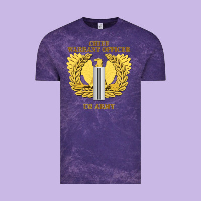 Emblem Warrant Officer Cw5 Vintage Tee Designed By Inspiradesign