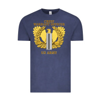 Vintage Denim Emblem warrant officer cw5 Vintage Tee - InspiraDesign