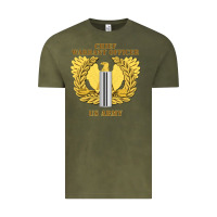 Vintage Olive Emblem warrant officer cw5 Vintage Tee - InspiraDesign