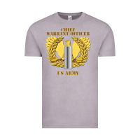 Vintage Zinc Emblem warrant officer cw5 Vintage Tee - InspiraDesign