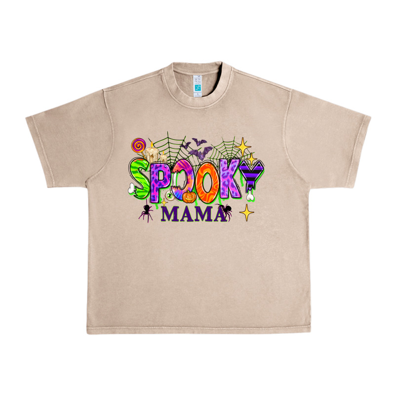 Halloween Spooky Mama Urban Heavy Tee by texasbilliewilder | Teevron