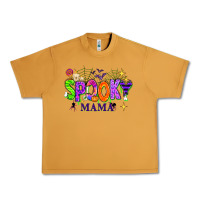 Peanut Butter Halloween Spooky Mama Urban Heavy Tee - texasbilliewilder