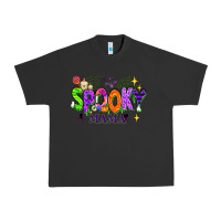 Pigment Black Halloween Spooky Mama Urban Heavy Tee - texasbilliewilder