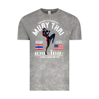 Cloud Rock thailand american flag muay thai boxing train hard repeat t shirt Vintage Tee - InspiraDesign