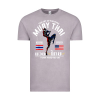 Vintage Zinc thailand american flag muay thai boxing train hard repeat t shirt Vintage Tee - InspiraDesign
