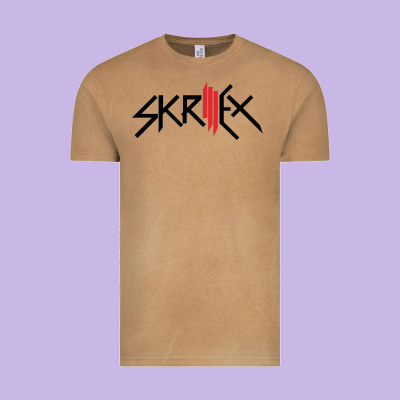 White Skrillex Vintage Tee Designed By Inspiradesign