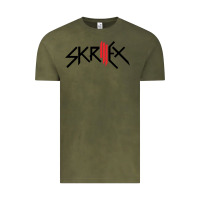 Vintage Olive white skrillex Vintage Tee - InspiraDesign