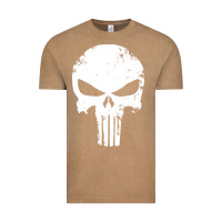 Vintage Coffee the punisher skull Vintage Tee - InspiraDesign