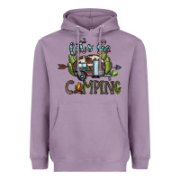Lavender let's go camping Heavyweight Hoodie - CowhideDigitalArt