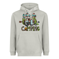 Moon Dust let's go camping Heavyweight Hoodie - CowhideDigitalArt