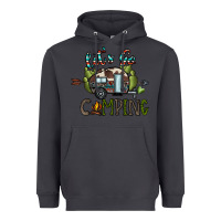 Smoke let's go camping Heavyweight Hoodie - CowhideDigitalArt
