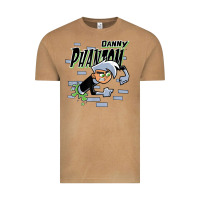 Danny Phantom Coming Through Brick Wall Vintage Tee | Teevron