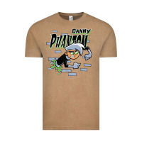 Vintage Coffee Danny Phantom Coming Through Brick Wall Vintage Tee - InspiraDesign