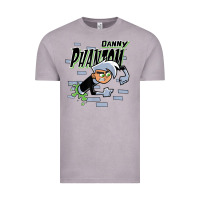 Vintage Zinc Danny Phantom Coming Through Brick Wall Vintage Tee - InspiraDesign