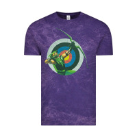 Cloud Purple Green Arrow DC, Green Arrow DC vintage, Green Arrow DC art, Green Arro Vintage Tee - InspiraDesign
