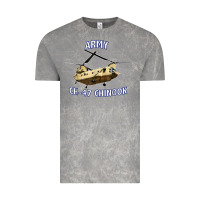 Cloud Rock ARMY CH-47 CHINOOK HELICOPTER Vintage Tee - InspiraDesign
